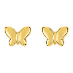 Mon premier bijou boucles d?oreilles papillons - vis - or jaune 9ct Mon premier bijou boucles d?oreilles papillons - vis - or jaune 9ct