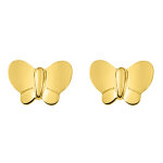 Mon premier bijou boucles d?oreilles papillons volants - vis - or jaune 9ct Mon premier bijou boucles d?oreilles papillons volants - vis - or jaune 9ct