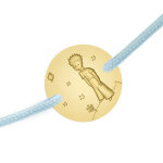 Mon premier bijou bracelet cordon bleu petit prince sur sa planète - or jaune 9ct bleu Mon premier bijou bracelet cordon bleu petit prince sur sa planète - or jaune 9ct bleu