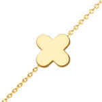 Mon premier bijou bracelet croix - or jaune 18ct