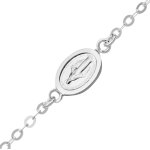 Mon premier bijou bracelet enfant mdaille miraculeuse - or blanc 9ct
