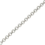 Mon premier bijou bracelet maille jaseron - or blanc 18ct