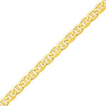 Mon premier bijou bracelet maille marine battue - or jaune 18ct Mon premier bijou bracelet maille marine battue - or jaune 18ct