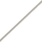 Mon premier bijou bracelet maille serpentine ronde - or blanc 18ct