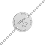 Mon premier bijou bracelet de naissance - argent massif Mon premier bijou bracelet de naissance - argent massif