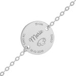 Mon premier bijou bracelet de naissance - or blanc 9ct Mon premier bijou bracelet de naissance - or blanc 9ct