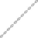 Mon premier bijou chaine grains de caf - argent massif