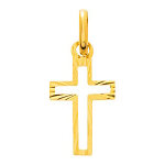 Mon premier bijou croix diamantée - or jaune 18ct Mon premier bijou croix diamantée - or jaune 18ct