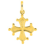 Mon premier bijou croix occitane 15mm - or jaune 18ct Mon premier bijou croix occitane 15mm - or jaune 18ct
