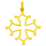 Mon premier bijou croix occitane ajourée - or jaune 18ct Mon premier bijou croix occitane ajourée - or jaune 18ct
