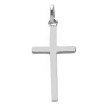 Mon premier bijou croix - or blanc 9ct