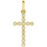 Mon premier bijou croix oxyde - or jaune 9ct