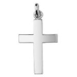 Mon premier bijou croix personnalisée - or blanc 18ct Mon premier bijou croix personnalisée - or blanc 18ct