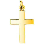 Mon premier bijou croix personnalisée - or jaune 18ct Mon premier bijou croix personnalisée - or jaune 18ct
