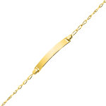 Mon premier bijou gourmette bb cheval - or jaune 18ct