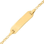 Mon premier bijou gourmette b�b� cheval - or jaune 9ct