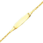 Mon premier bijou gourmette bb forat intemporel - or jaune 18ct