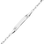 Mon premier bijou gourmette bb marine - or blanc 9ct