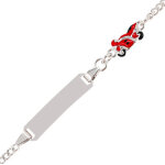 Mon premier bijou gourmette bb moto - argent massif