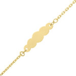 Mon premier bijou gourmette b�b� nuage - or jaune 18ct