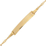 Mon premier bijou gourmette bb singapour - or jaune 9ct