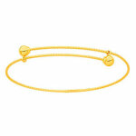 Mon premier bijou jonc bébé ciselé - or jaune 9ct Mon premier bijou jonc bébé ciselé - or jaune 9ct