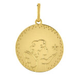 Mon premier bijou médaille ange étoile (or jaune 18ct) Mon premier bijou médaille ange étoile (or jaune 18ct)