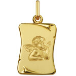 Mon premier bijou médaille ange parchemin - or jaune 9ct Mon premier bijou médaille ange parchemin - or jaune 9ct