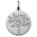 Mon premier bijou mdaille arbre de vie printanier - argent massif