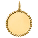 Mon premier bijou m�daille boules - or jaune 18ct
