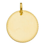 Mon premier bijou mdaille dentelles - or jaune 9ct