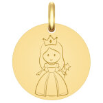 Mon premier bijou médaille petite fée - or jaune 9ct Mon premier bijou médaille petite fée - or jaune 9ct
