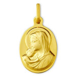 Mon premier bijou médaille vierge à l?enfant protectrice - or jaune 9ct Mon premier bijou médaille vierge à l?enfant protectrice - or jaune 9ct