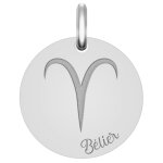 Mon premier bijou mdaille zodiaque - argent massif