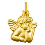 Mon premier bijou pendentif ange pensif - or jaune 18ct Mon premier bijou pendentif ange pensif - or jaune 18ct