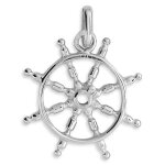 Mon premier bijou pendentif barre de bateau - or blanc 18ct