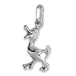 Mon premier bijou pendentif canard - or blanc 18ct