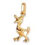 Mon premier bijou pendentif canard - or jaune 9ct