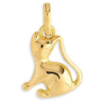Mon premier bijou pendentif chat - or jaune 9ct Mon premier bijou pendentif chat - or jaune 9ct