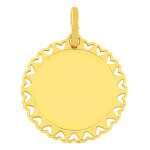 Mon premier bijou pendentif dentelles coeurs - or jaune 18ct Mon premier bijou pendentif dentelles coeurs - or jaune 18ct