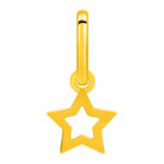 Mon premier bijou pendentif toile ajoure - or jaune 18ct