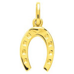 Mon premier bijou pendentif fer  cheval - or jaune 18ct