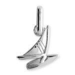 Mon premier bijou pendentif planche  voile - or blanc 18ct