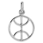 Mon premier bijou pendentif signe berber - or blanc 18ct