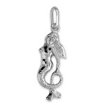 Mon premier bijou pendentif sirène - or blanc 18ct Mon premier bijou pendentif sirène - or blanc 18ct