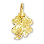 Mon premier bijou pendentif trèfle 4 feuilles - or jaune 9ct Mon premier bijou pendentif trèfle 4 feuilles - or jaune 9ct