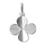 Mon premier bijou pendentif trèfle - or blanc 18ct Mon premier bijou pendentif trèfle - or blanc 18ct