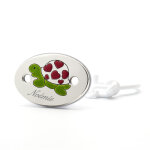 Premiercadeau attache tétine tortue - argent massif Premiercadeau attache tétine tortue - argent massif