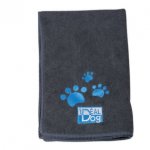 2 serviettes microfibre 60 x 100 grise