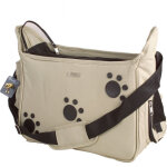 Sac transport petit chien motif pattes homologué avion Sac transport petit chien motif pattes homologué avion